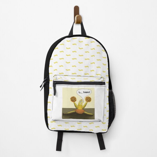 Item preview, Banana Split Cheer – funny cartoon character on white background designed and sold by Crystal Raymond.