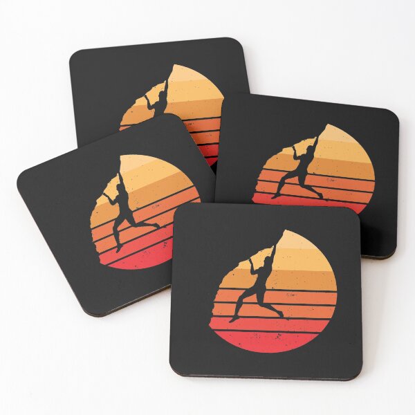 Item preview, Rock Climber Vintage Sunset designed and sold by EstelleStar.