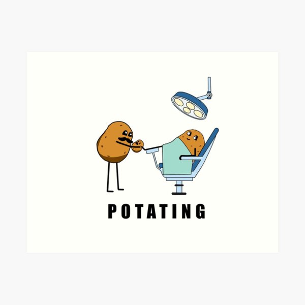 Potatoes Gonna Potate - Funny Potatoe With Sunglasses Design Gift Idea  Greeting Card for Sale by Prince - Bestseller