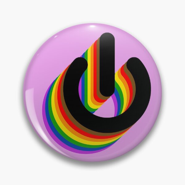 Item preview, Gaymer Power Symbol Gay Pride designed and sold by Kole's Designs.