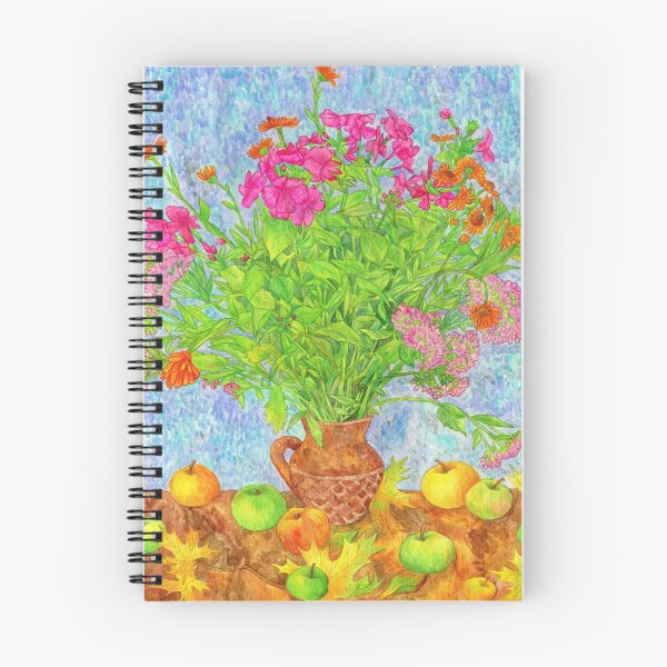 Item preview,  Bouquet of autumn flowers and leaves in watercolor. designed and sold by Yovin11.