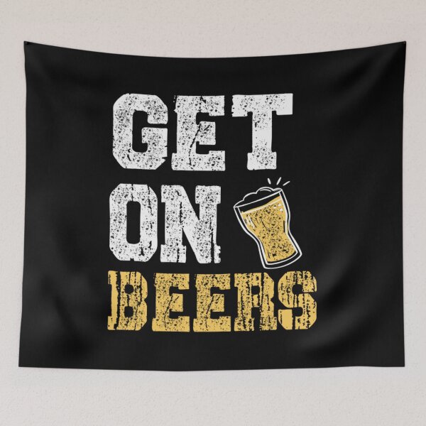 Item preview, Get On The Beers  designed and sold by LuraLynda.