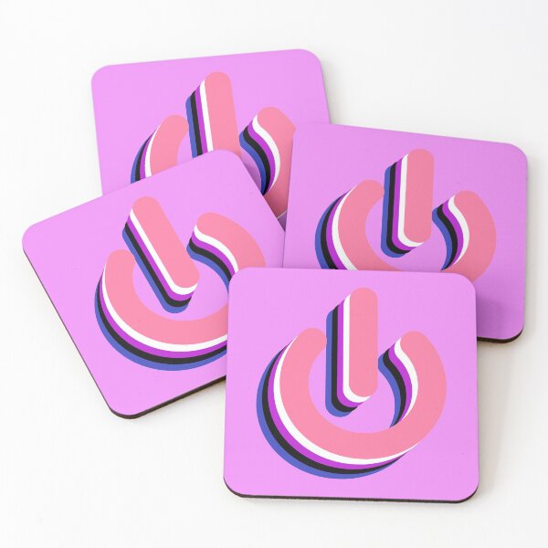 Item preview, Gaymer Power Symbol Genderfluid Pride designed and sold by Kole's Designs.