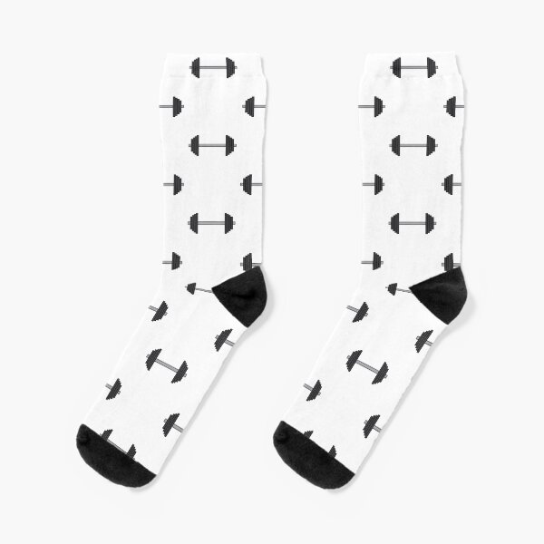 Classic Barbell Weights Socks