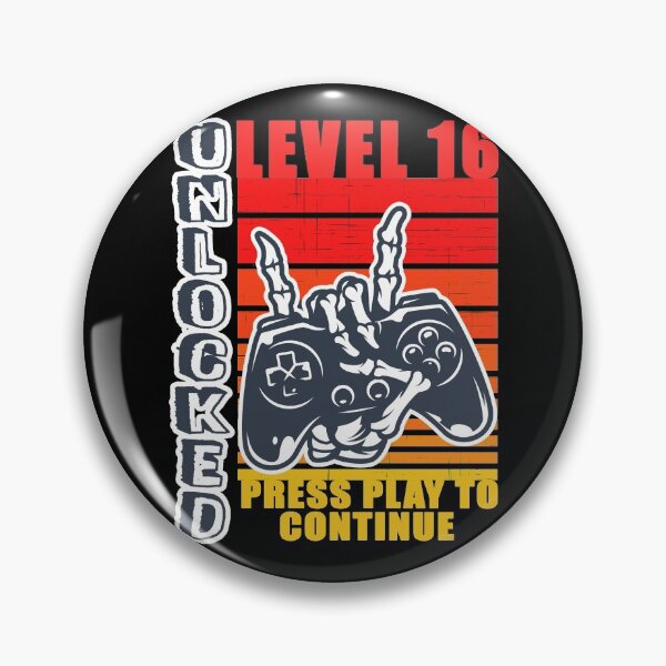 Item preview, level 16 unlocked 16th birthday gamer gift happy 16th birthday designed and sold by GoodyLeo.