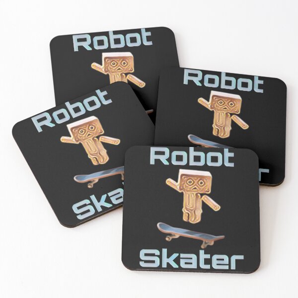 Item preview, Gold Robot Skater designed and sold by Gordon Nelson.