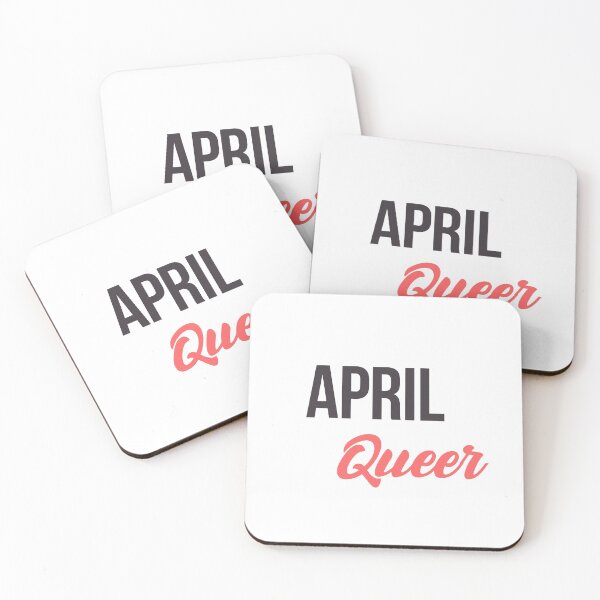 Item preview, Born in April Birthday quote Queer Gay  designed and sold by FrenchsTuck.
