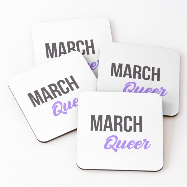 Item preview, Born in March Birthday quote Queer Gay  designed and sold by FrenchsTuck.