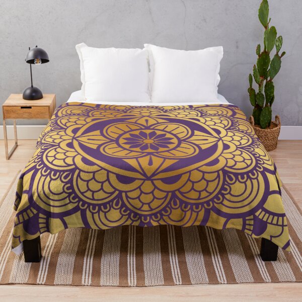 Item preview, (Golden) Floral Mandala Design designed and sold by The Merch.