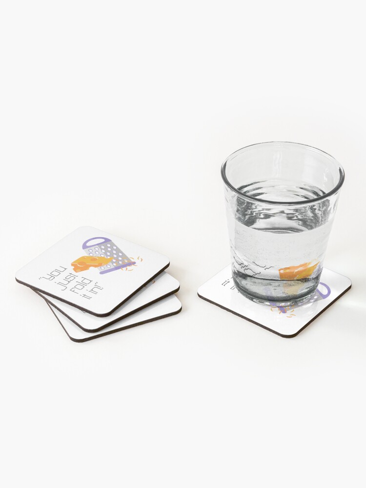 Alternate view of Fold in the Cheese - Moira Rose Coasters (Set of 4)