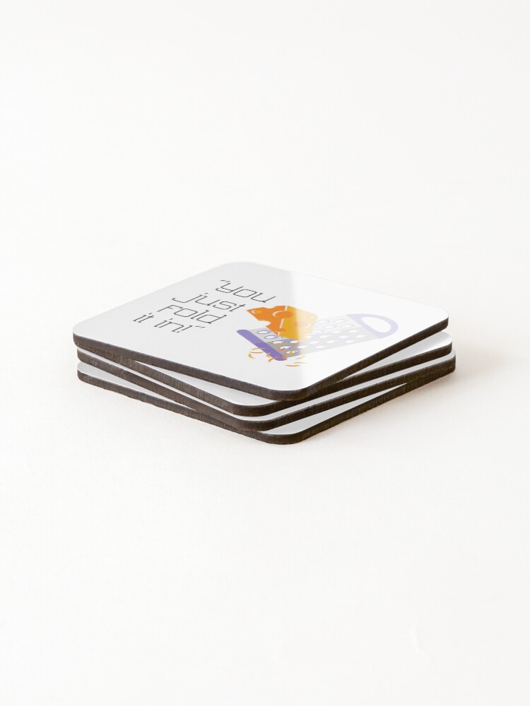 Alternate view of Fold in the Cheese - Moira Rose Coasters (Set of 4)