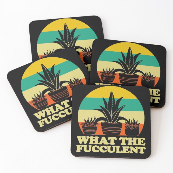 Item preview, what the fucculent cactus succulents gardening retro vintage designed and sold by GoodyLeo.