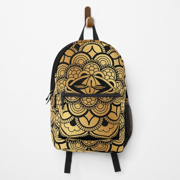 Item preview, (Golden) Floral Mandala Design designed and sold by The Merch.