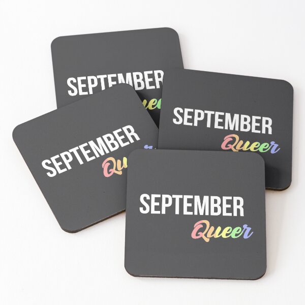 Item preview, Born in september Birthday quote Queer lgbt flag color designed and sold by FrenchsTuck.