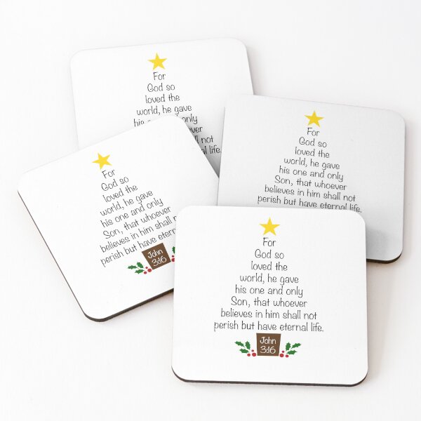 Item preview, John 3:16 Christmas tree  designed and sold by mariatorg.
