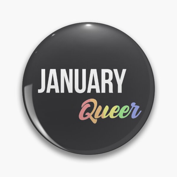 Item preview, Born in January Birthday quote Queer lgbt flag color designed and sold by FrenchsTuck.