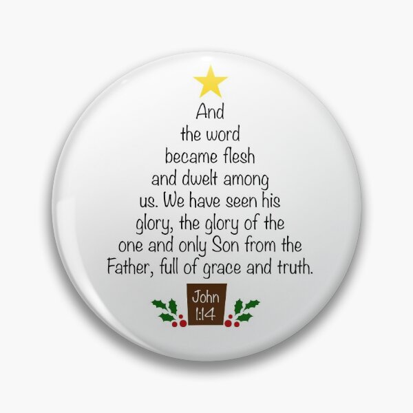 Item preview, John 1:14  Christmas tree  designed and sold by mariatorg.