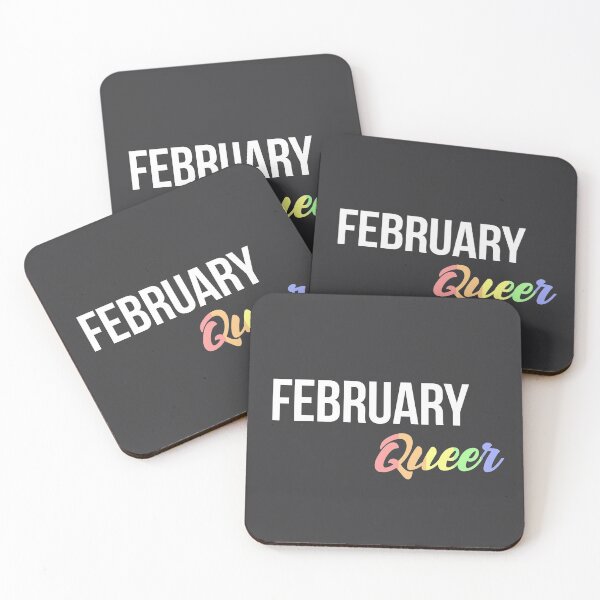 Item preview, Born in february Birthday quote Queer lgbt flag color designed and sold by FrenchsTuck.