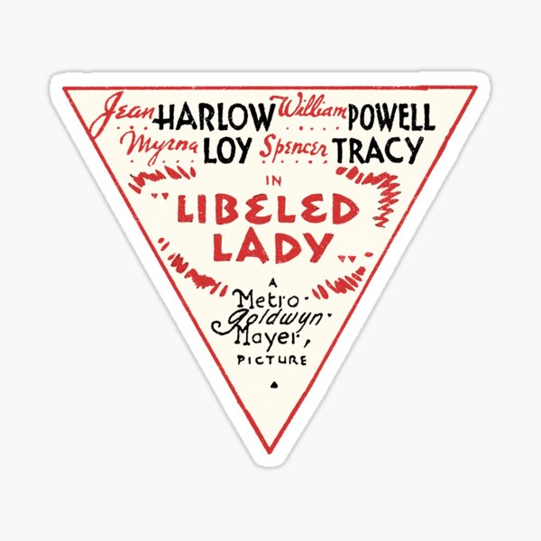 Item preview, Libeled Lady (Lobby Card Logo) designed and sold by TheUnseenPeril.