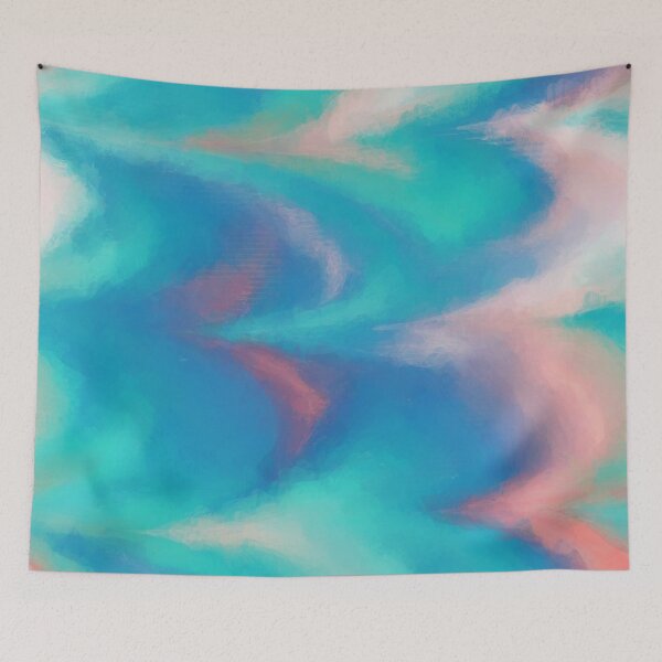 Item preview, brushed fantasy blues designed and sold by Filigranas Digitales.
