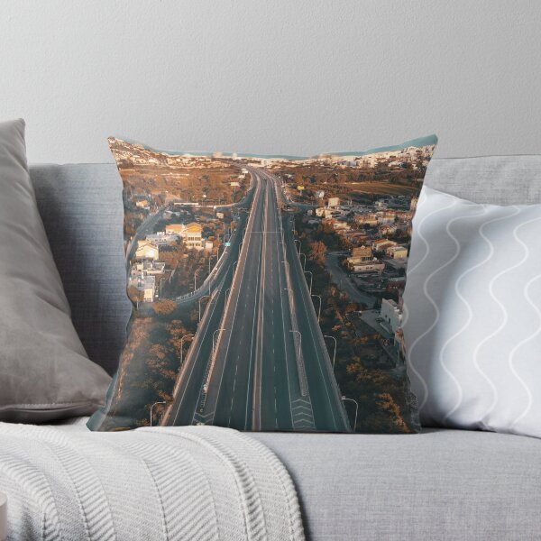 Limassol on Lockdown Throw Pillow
