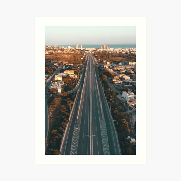 Limassol on Lockdown Art Print