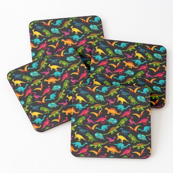 Item preview, Cute Multi Colored Dinosaur Pattern designed and sold by cgroenewald.