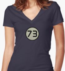 73 Sheldon-Hemd Shirt mit V-Ausschnitt