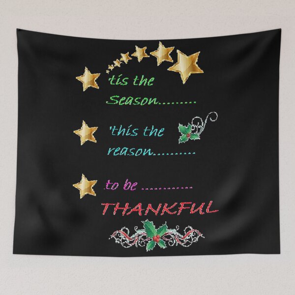 Item preview, Tis the season,tis the reason,to be thankful, Thankful Grateful Blessed,Gobble Me Turkey day designed and sold by Adri Barnard.