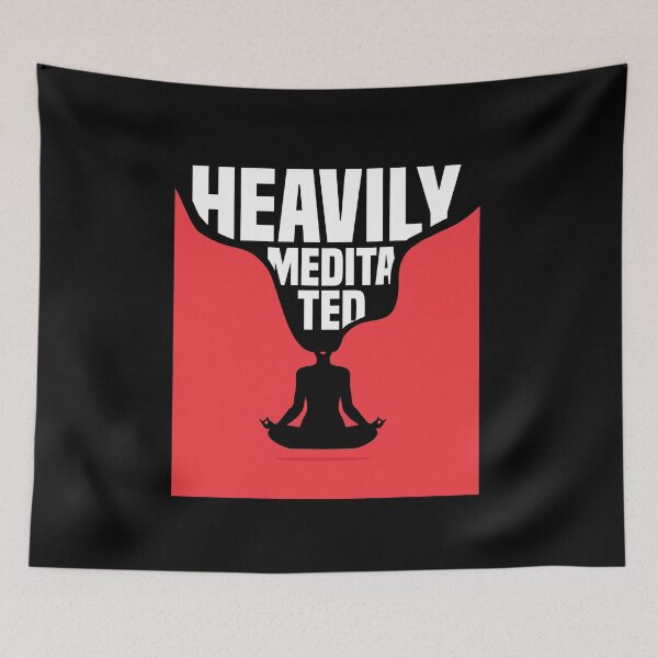 Item preview, Heavily Meditated - Yoga Spiritual Meditation  designed and sold by styleofpop.