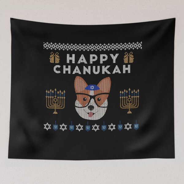 Item preview, Hanukkah Jewish And Puppy Corgi  designed and sold by Singleton411.