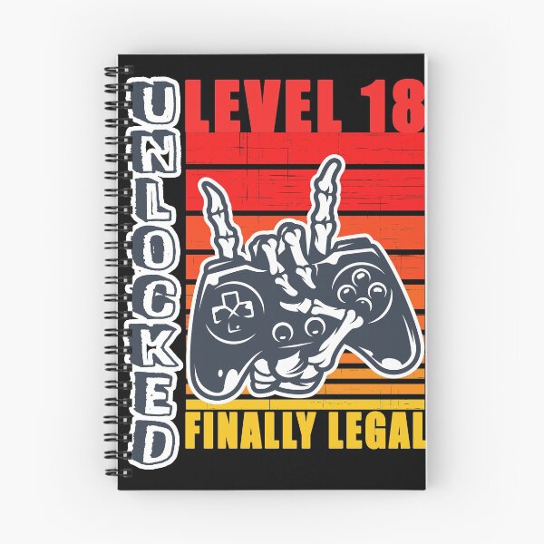 Item preview, level 18 unlocked 18th birthday gamer gift happy 18th birthday designed and sold by GoodyLeo.