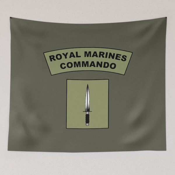 Item preview, British Royal Marines Commando Dagger Logo designed and sold by AJ  Liber.