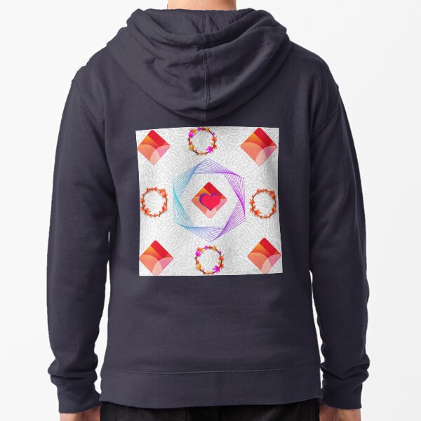 Arts drawing Zipped Hoodie