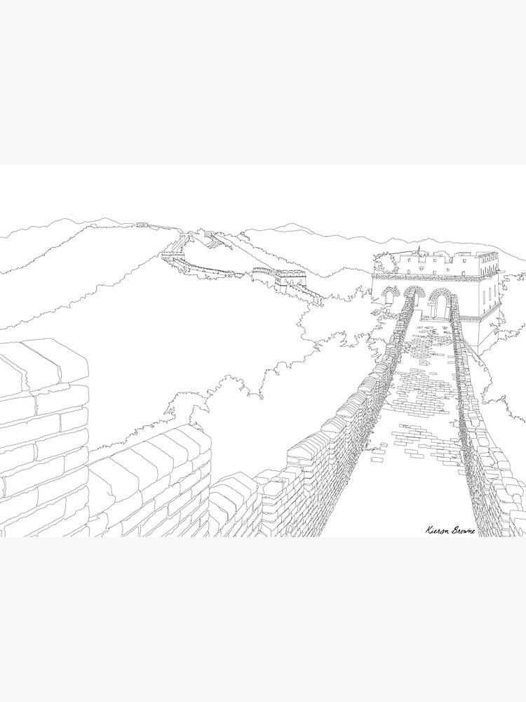 New 7 wonders of the world outline picture