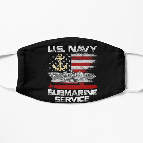 Vintage US Navy Submarine Service American Flag Flat Mask