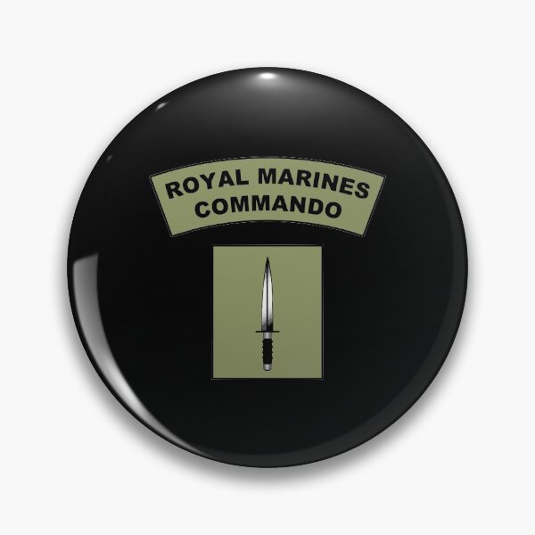 Item preview, British Royal Marines Commando Dagger Badge designed and sold by AJ  Liber.
