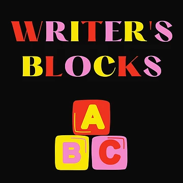 Artwork thumbnail, Writer's Blocks Writer Author Funny by DesignsofNote