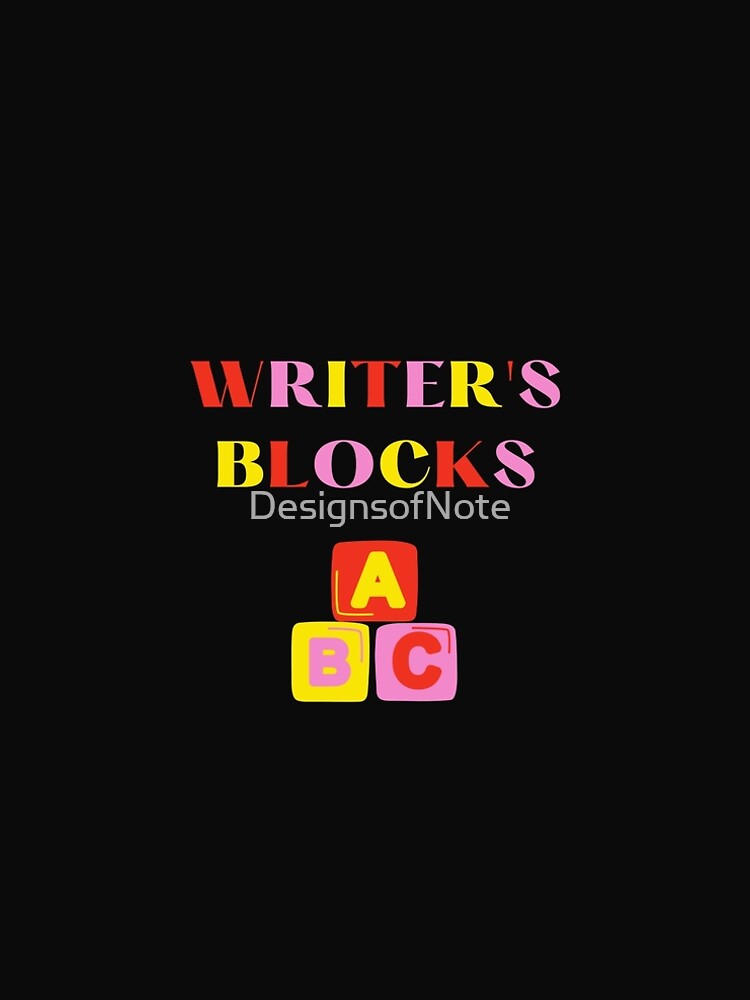 Thumbnail 5 of 5, A-Line Dress, Writer's Blocks Writer Author Funny designed and sold by DesignsofNote.