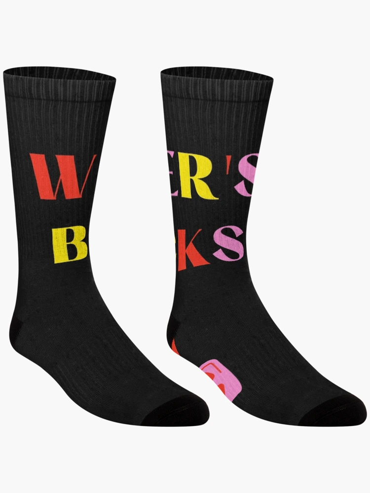 Thumbnail 3 of 5, Socks, Writer's Blocks Writer Author Funny designed and sold by DesignsofNote.