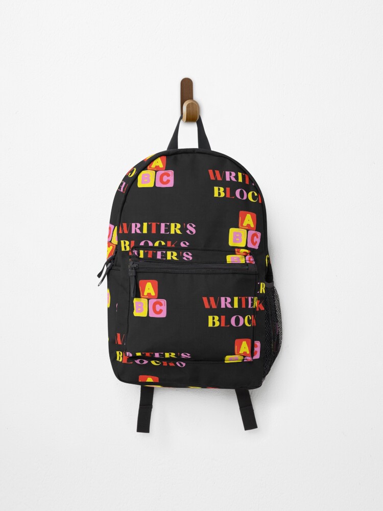 Thumbnail 1 of 3, Backpack, Writer's Blocks Writer Author Funny designed and sold by DesignsofNote.