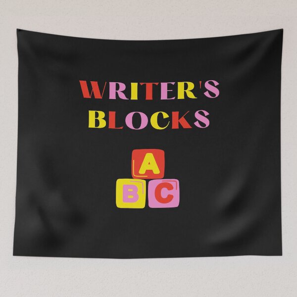Aperçu de l'œuvre Writer's Blocks Writer Auteur Drôle créée et vendue par DesignsofNote.