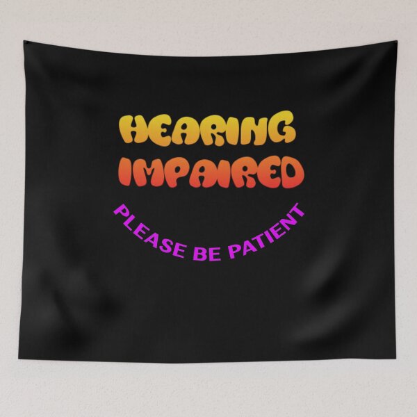 Item preview, Hearing Impaired present designed and sold by Philomena1954.