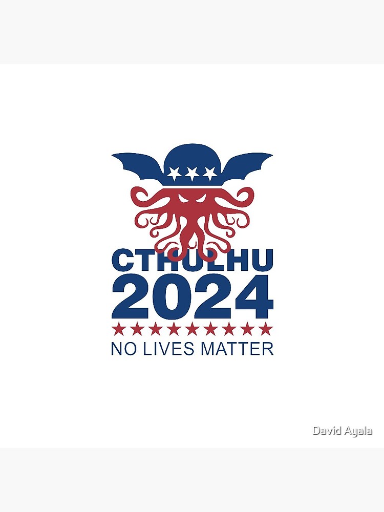 Disover Cthulhu 2024 No Lives Matter Pin Button