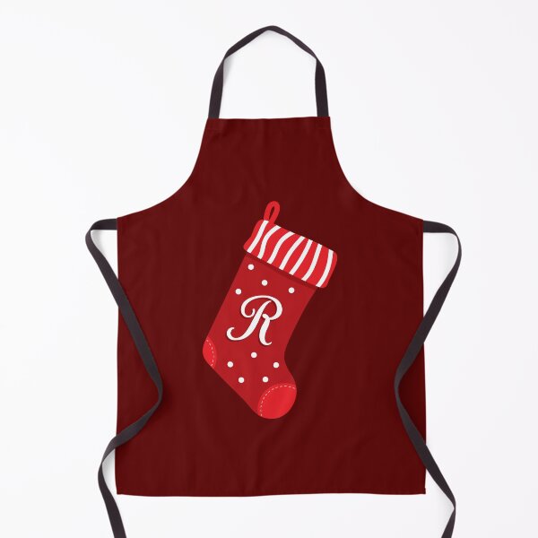 Item preview, Christmas Stocking with the Letter R designed and sold by VicEllisArt.