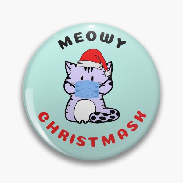 Item preview, MEOWY CHRISTMASK - KAWAII QUARANTINE CHRISTMAS CAT  designed and sold by gaCh438.