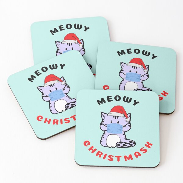 Item preview, MEOWY CHRISTMASK - KAWAII QUARANTINE CHRISTMAS CAT  designed and sold by gaCh438.