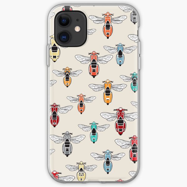 DoubleGood Vespa Wasp pattern iPhone Soft Case