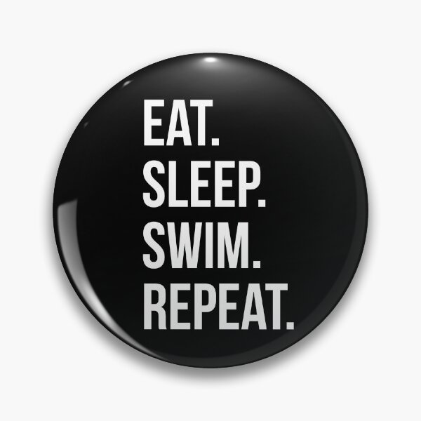 Item preview, Eat Sleep Swim Repeat designed and sold by evokearo.