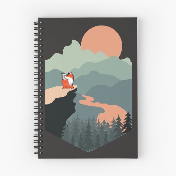 Item preview, Landscape mountains fox designed and sold by blikonie.